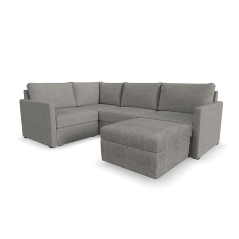 Flex - Sectional, Storage Ottoman - Premium Stationary Sectionals from Homestyles - Just $11247.50! Shop now at brett interiors