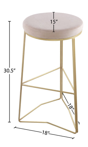 Tres - Bar Stool - Premium Bar Height (28"-30") from Meridian Furniture - Just $337.50! Shop now at brett interiors