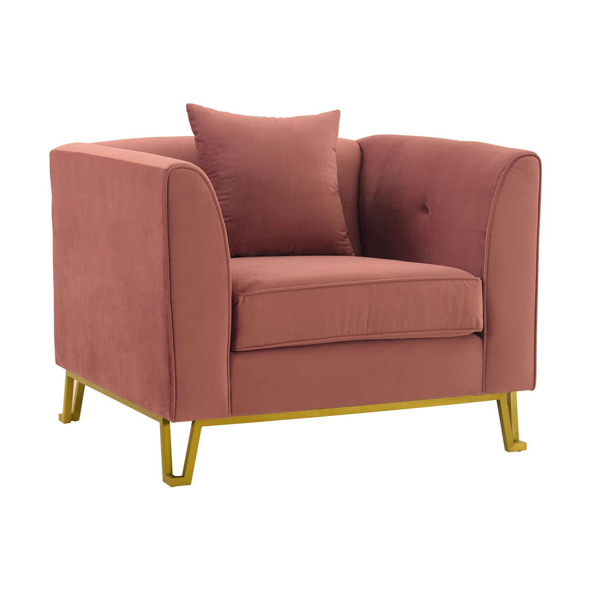 Everest - Upholstered Sofa Accent Chair - Premium Arm Chairs from Armen Living - Just $1357.50! Shop now at brett interiors