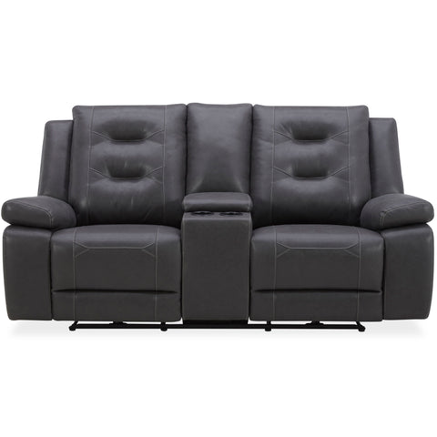 Caldwell - Power Console Loveseat - Tahoe Charcoal - Premium Reclining Loveseats from Parker Living - Just $1247.50! Shop now at brett interiors