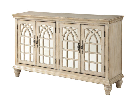 Evelyn - Four Door Credenza - Baskill French Cream - Premium Credenzas from Coast2Coast Home - Just $3300! Shop now at brett interiors