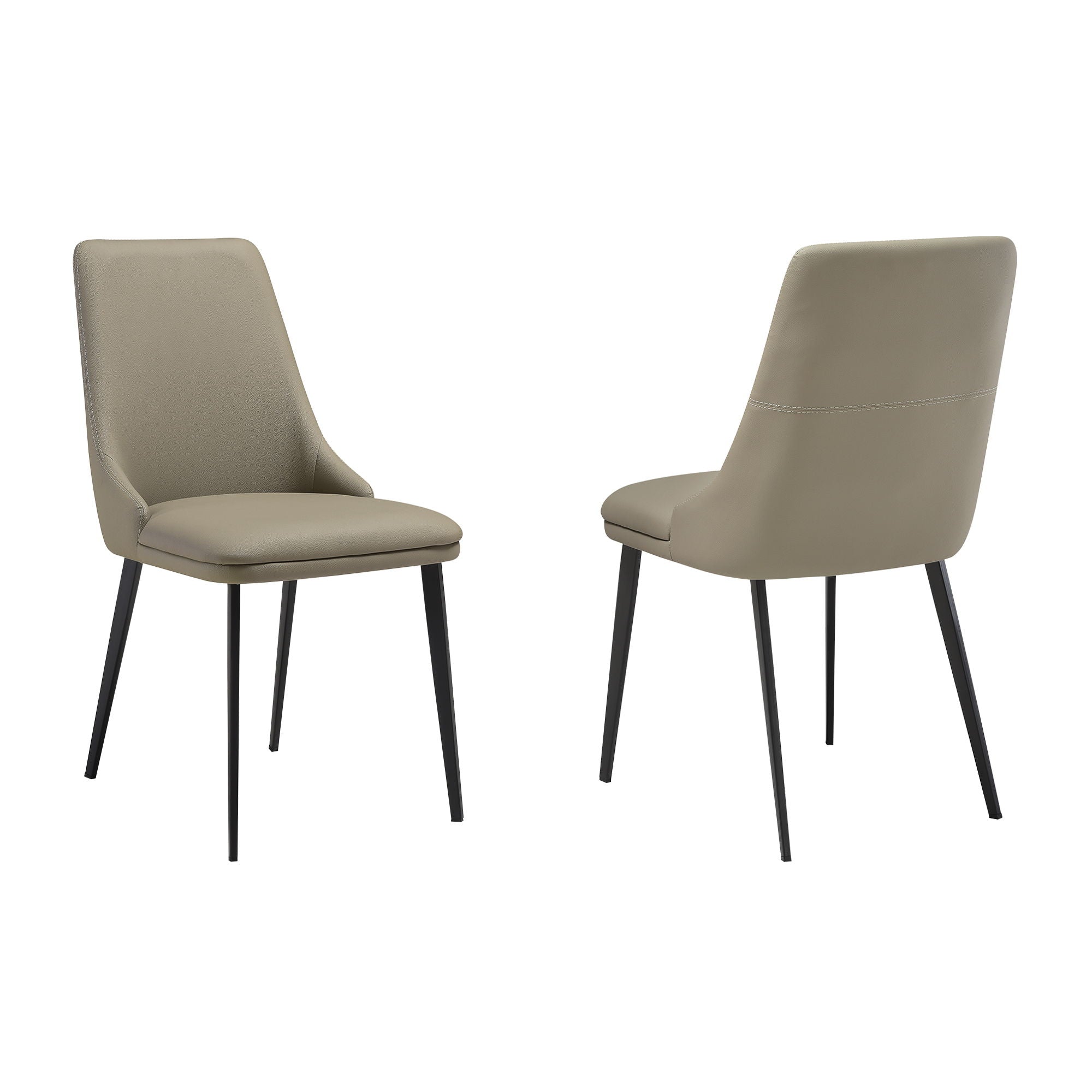 Genesis - Upholstered Dining Chair (Set of 2) - Premium Chair Sets from Armen Living - Just $465! Shop now at brett interiors