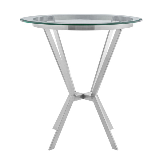 Naomi - Round Bar Table - Premium Bar Tables from Armen Living - Just $870! Shop now at brett interiors