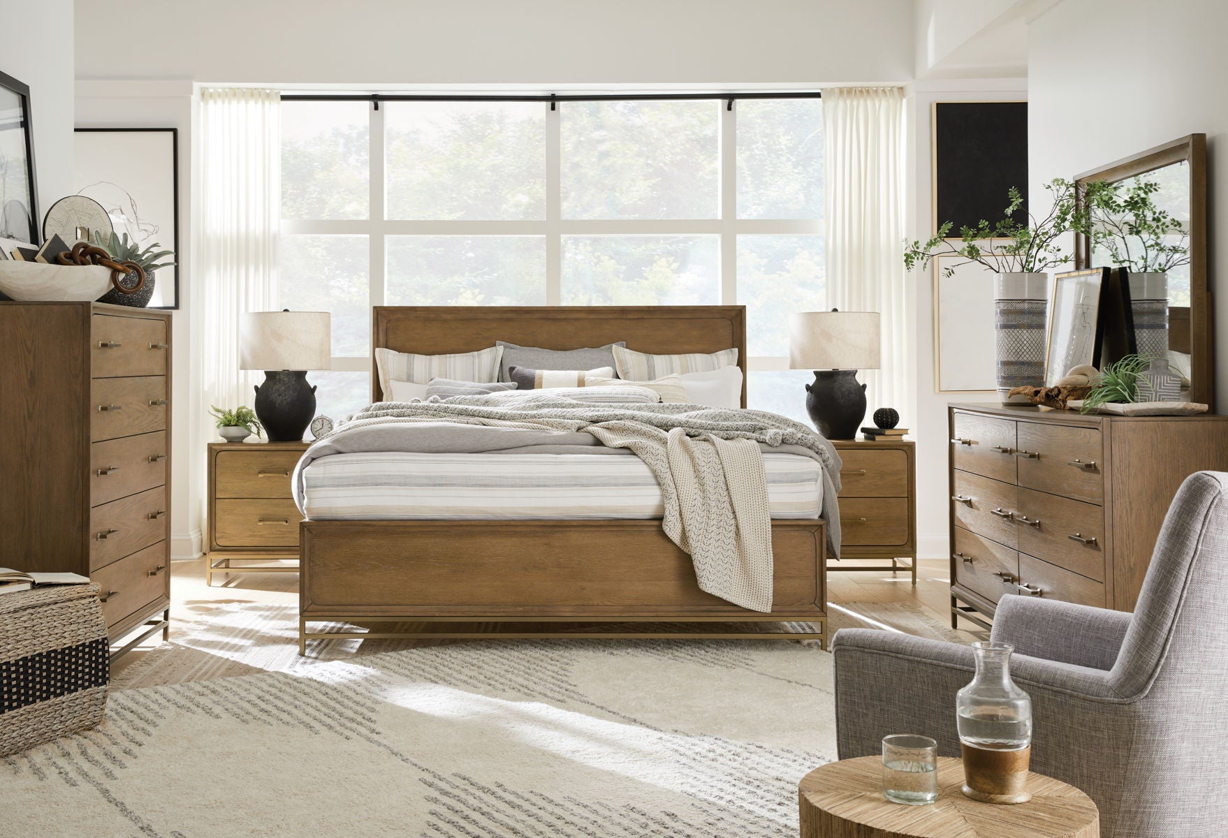 Lindon - Complete Panel Bed - Belgian Wheat - Premium Panel Beds from Magnussen Furniture - Just $1327! Shop now at brett interiors