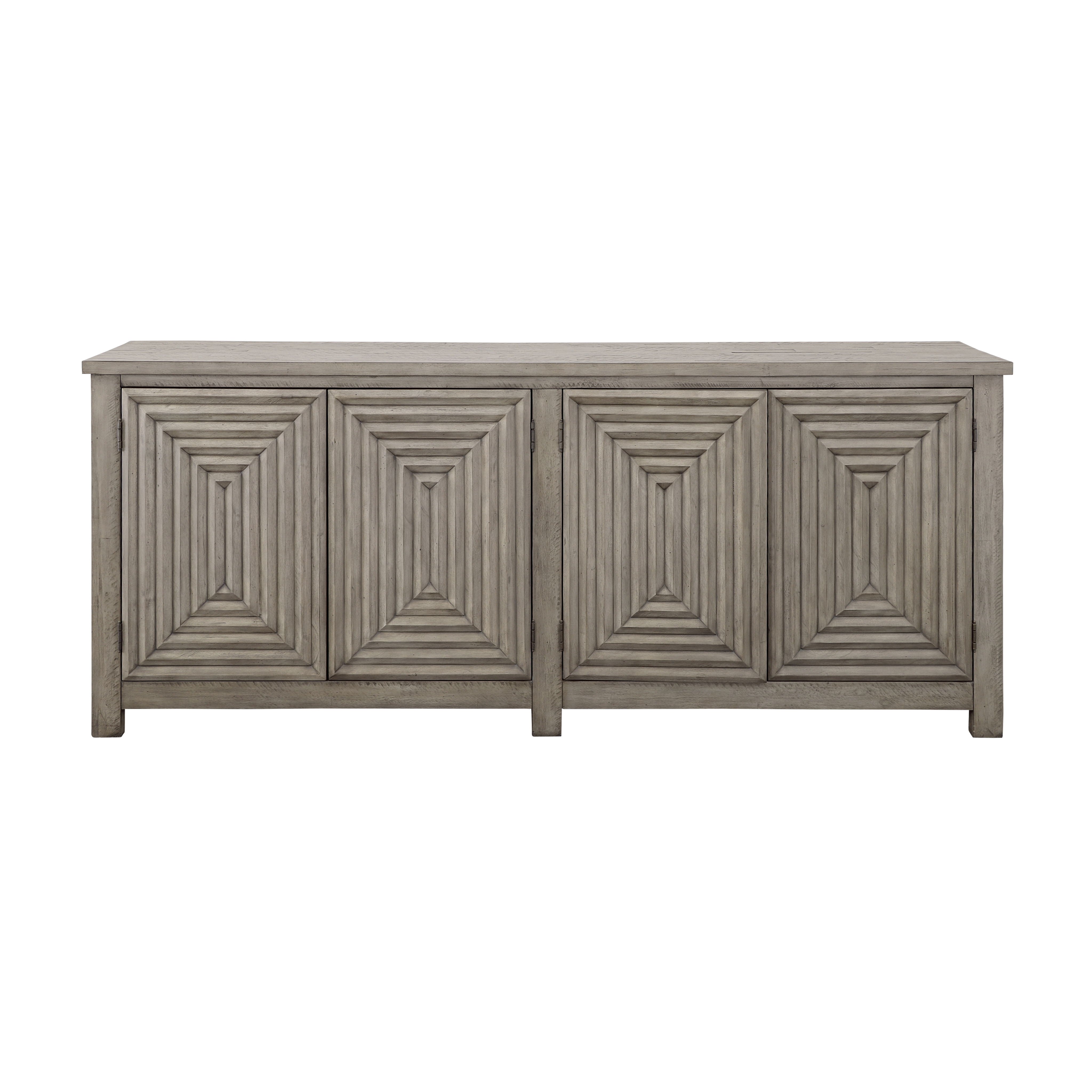 Spalding - Four Door Credenza - Gray - Premium Credenzas from Coast2Coast Home - Just $4950! Shop now at brett interiors