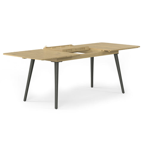 Beachside - Outdoor Extendable Dining Table - Light Teak - Premium Dining Tables from Simpli Home - Just $1158! Shop now at brett interiors