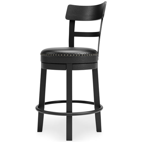 Valebeck - Full Back Swivel Stool - Premium Counter Height (24"-27") from Signature Design by Ashley® - Just $254.10! Shop now at brett interiors