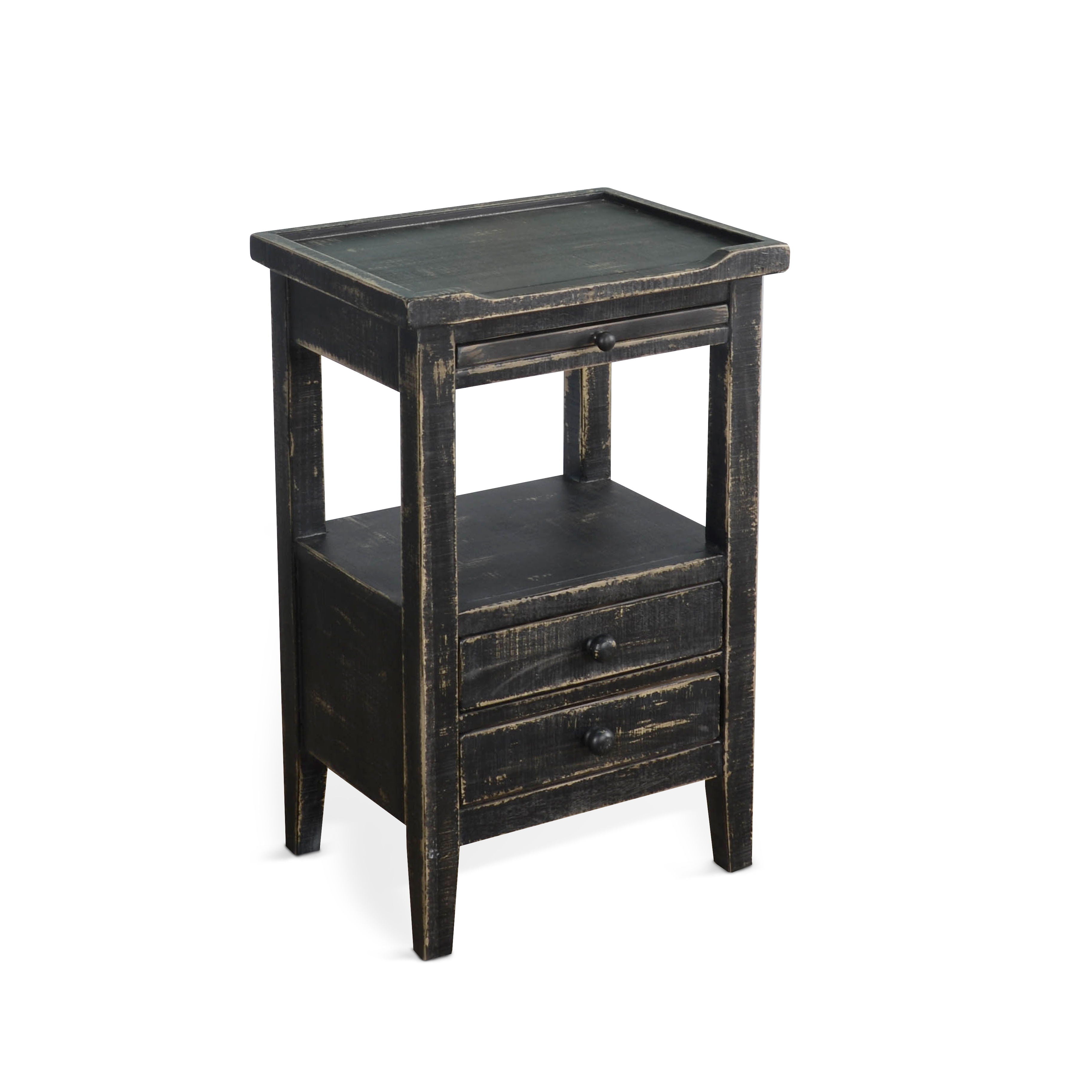 Marina - Side Table with Storage - Premium Chair Side Tables from Sunny Designs - Just $267! Shop now at brett interiors