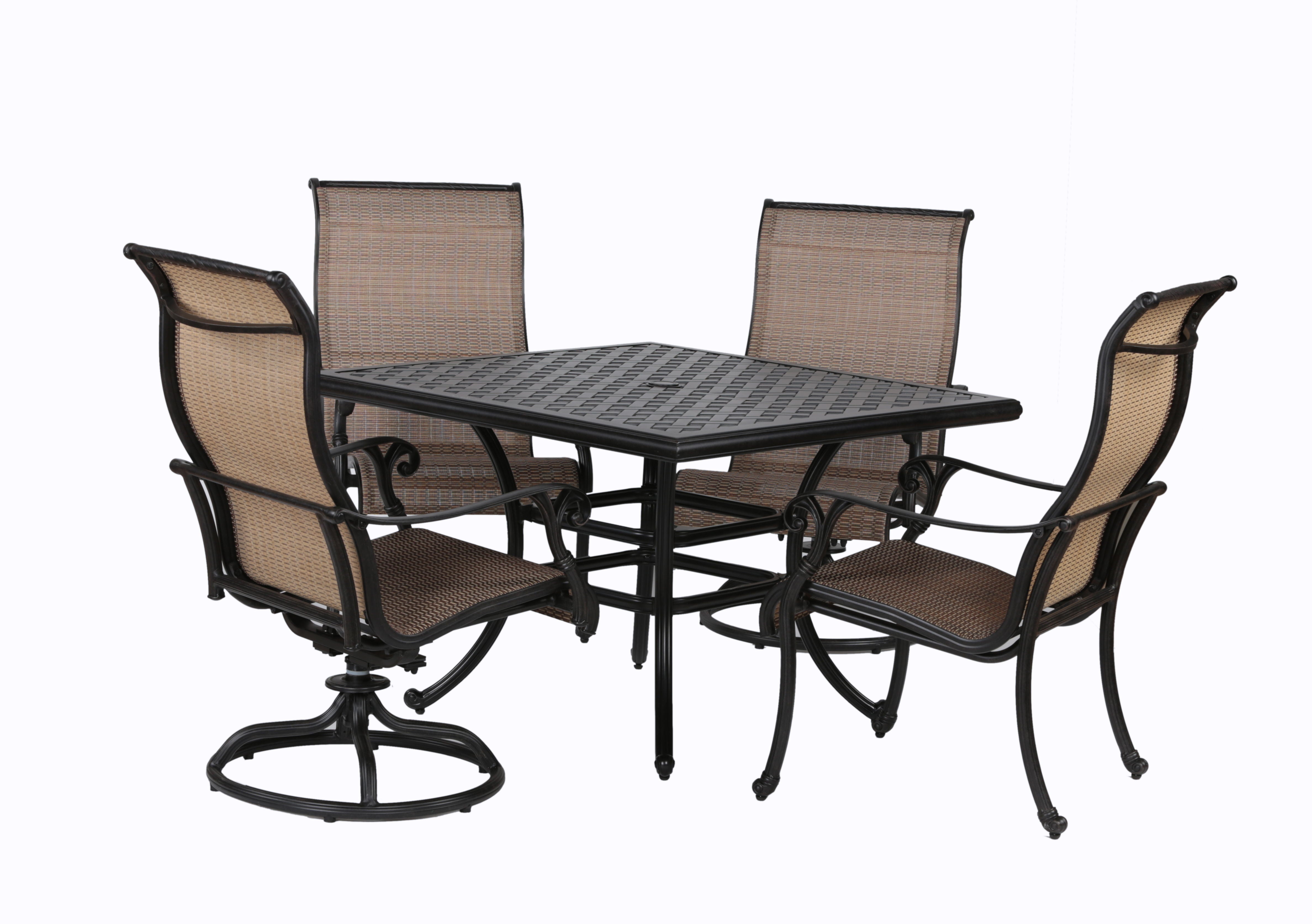 5 Piece Dining Set - Antique Bronze - Premium 5 Piece Outdoor Sets from Gather Craft - Just $2898! Shop now at brett interiors