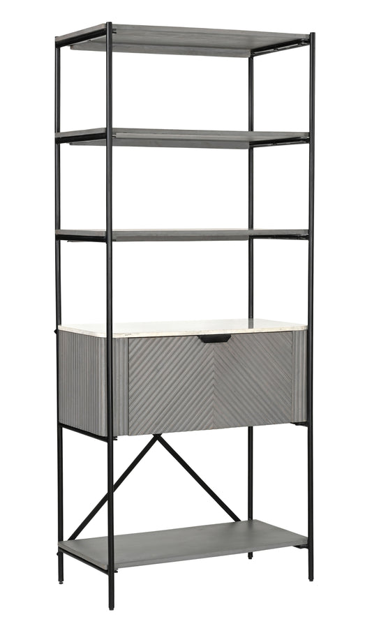 Nebulous - One Drawer Etagere (2 Cartons) - Gray / White - Premium Etageres from Coast2Coast Home - Just $3300! Shop now at brett interiors