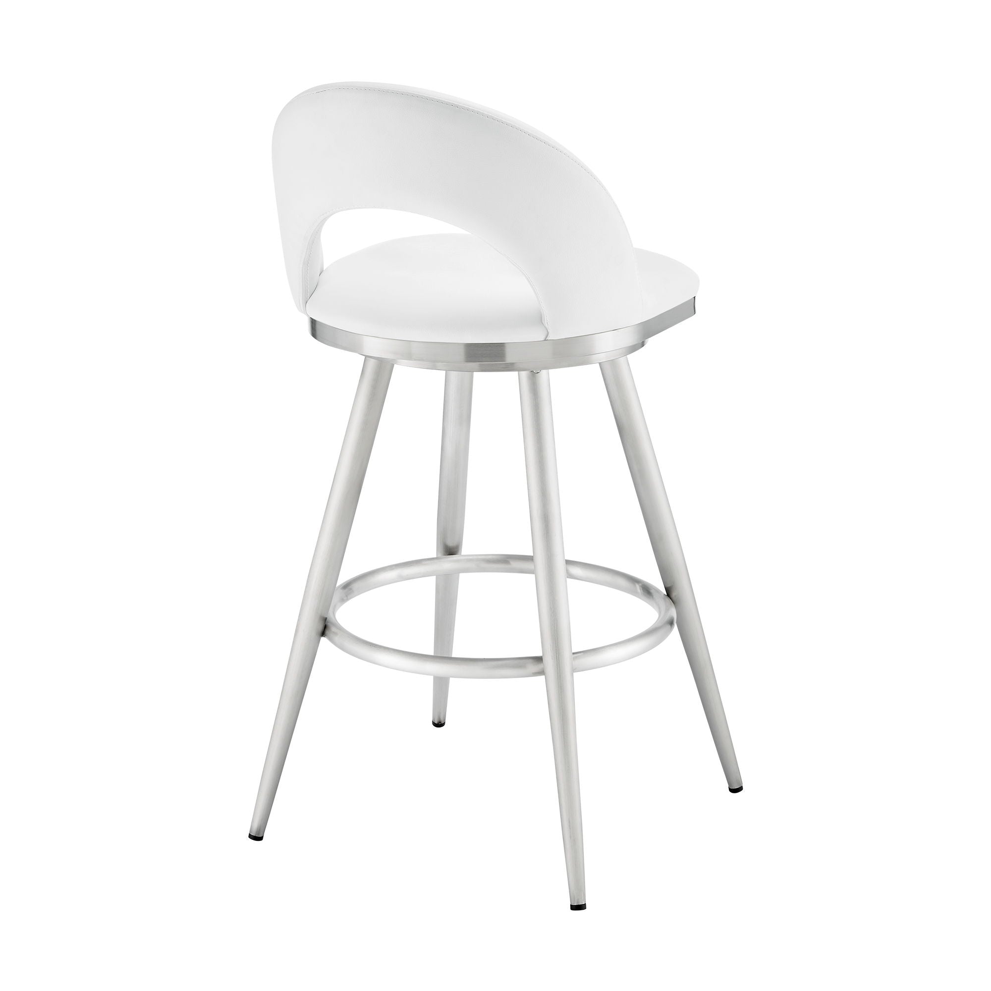 Charlotte - Swivel Bar Stool - Premium Counter Height (24"-27") from Armen Living - Just $360! Shop now at brett interiors