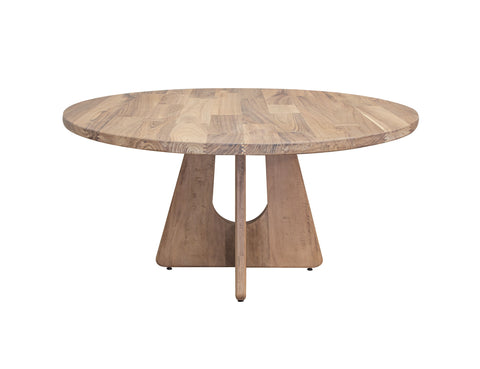 Natural Parota - Round Table - Light Brown - Premium Dining Tables from International Furniture Direct - Just $1550! Shop now at brett interiors