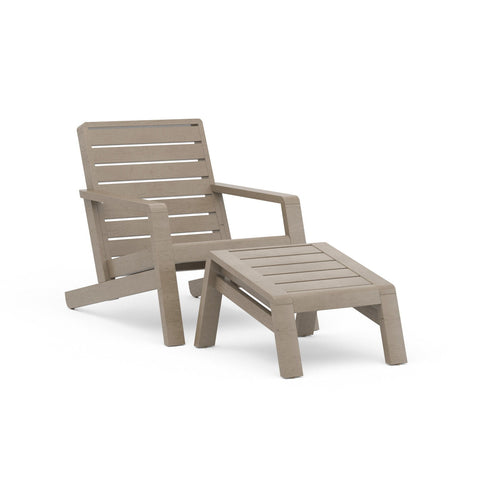 Sustain - Outdoor Lounge Chair With Ottoman - Premium Chair & Ottoman from Homestyles - Just $1467.50! Shop now at brett interiors