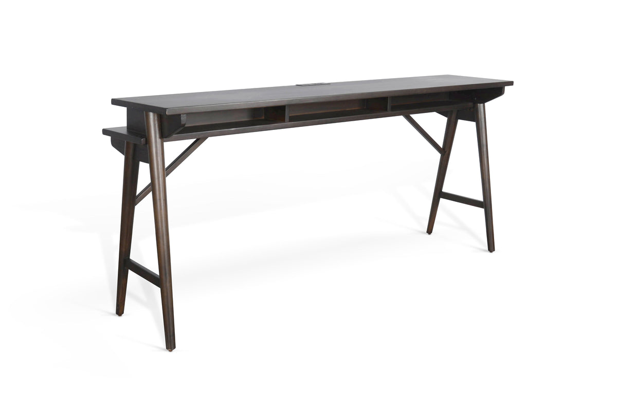 Americana - Console Table With USB Power Pack - Dark Brown - Premium Console Tables from Sunny Designs - Just $622! Shop now at brett interiors