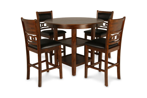 Gia - Round Counter Dining Set New Classic