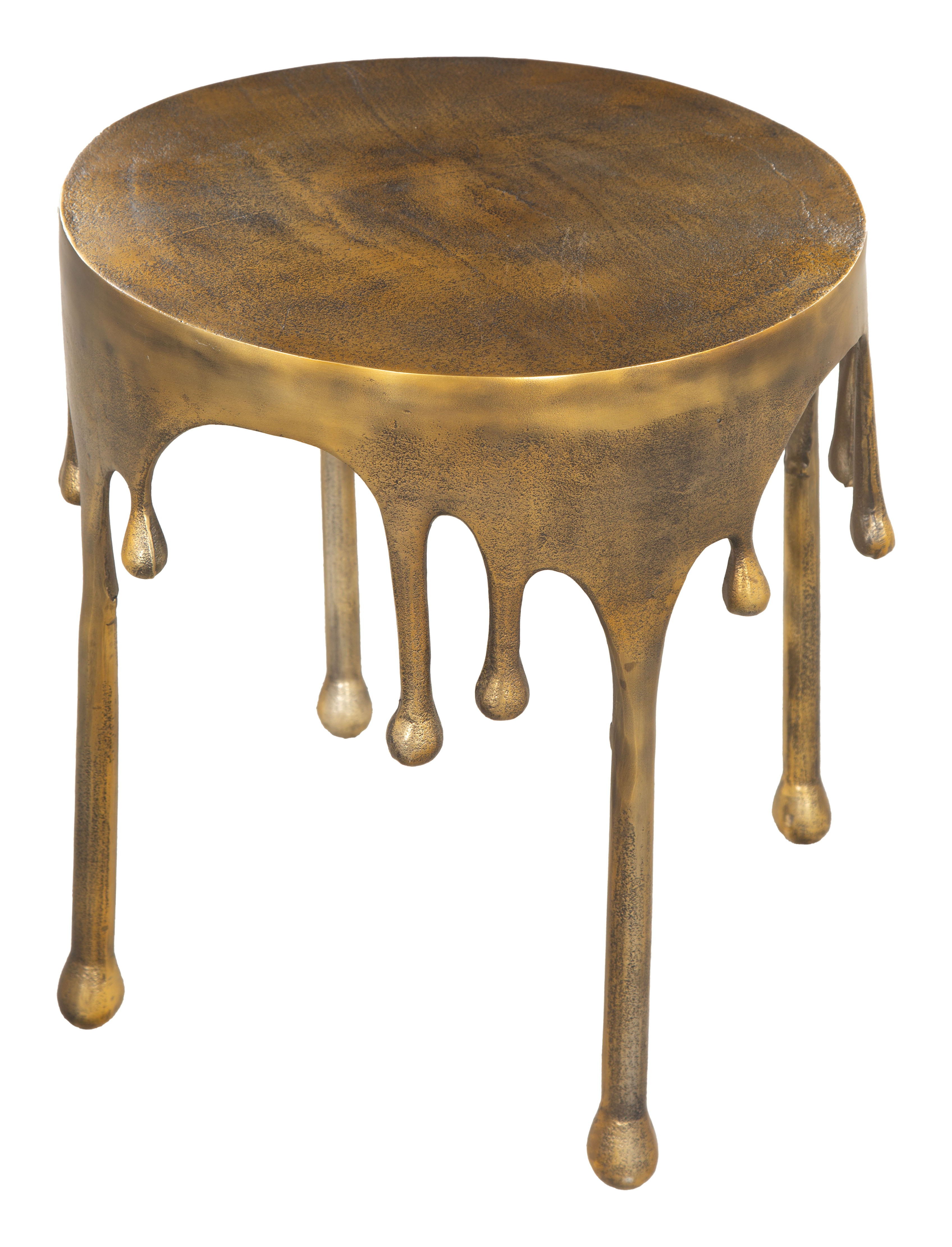 Drip - Side Table - Antique Brass - Premium Side Tables from Zuo Modern - Just $825! Shop now at brett interiors