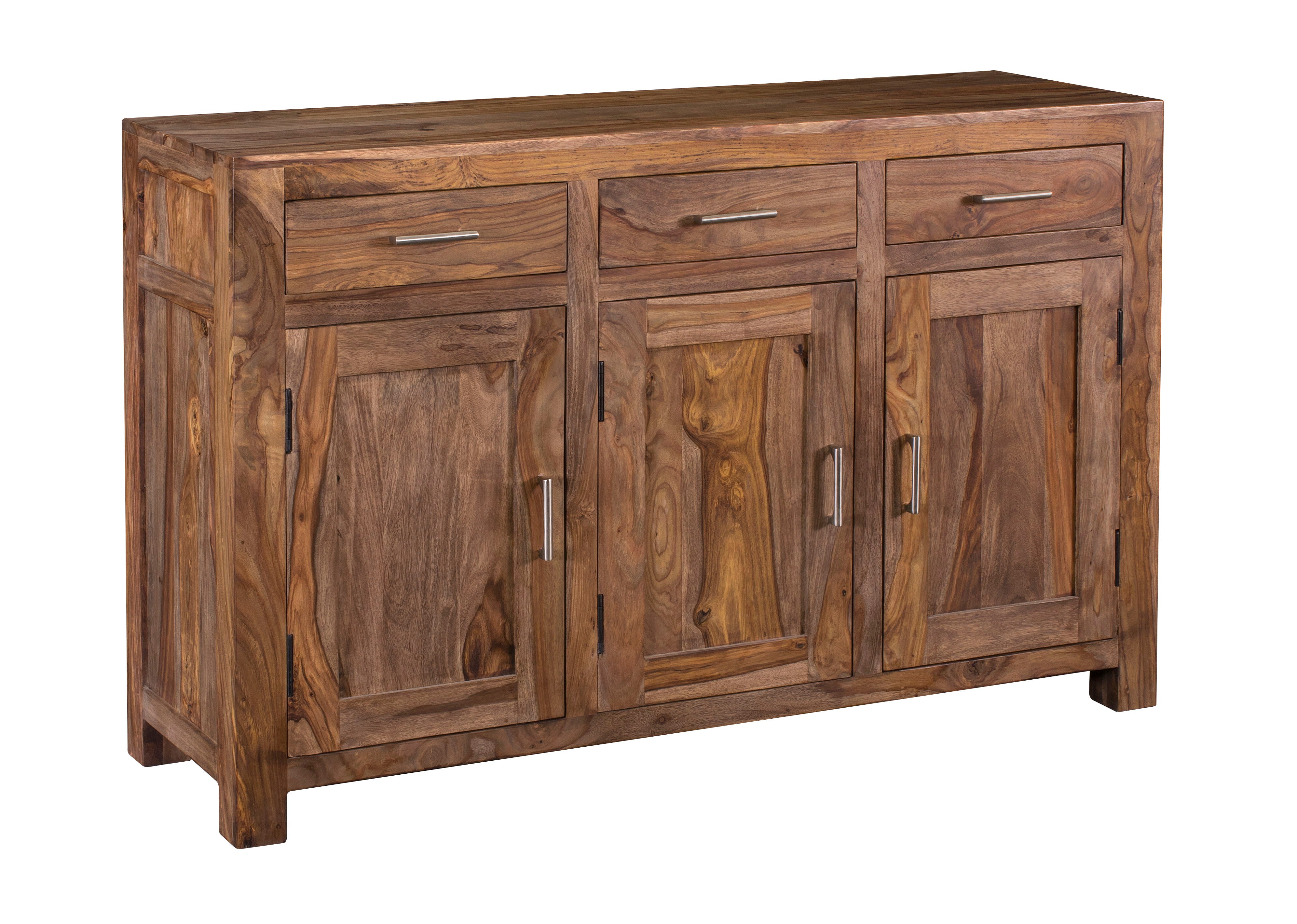 Shane - Three Door Three Drawer Sideboard - Nut Brown - Premium Credenzas from Coast2Coast Home - Just $3712.50! Shop now at brett interiors