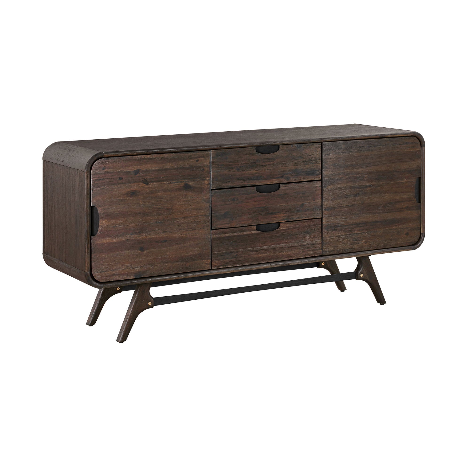 Kendra - 3 Drawer Sideboard Buffet - Premium Buffets from Armen Living - Just $1607.50! Shop now at brett interiors