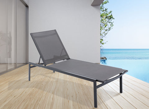 Santorini - Outdoor Patio Chaise Lounge Chair - Premium Chaises from Meridian Furniture - Just $500! Shop now at brett interiors