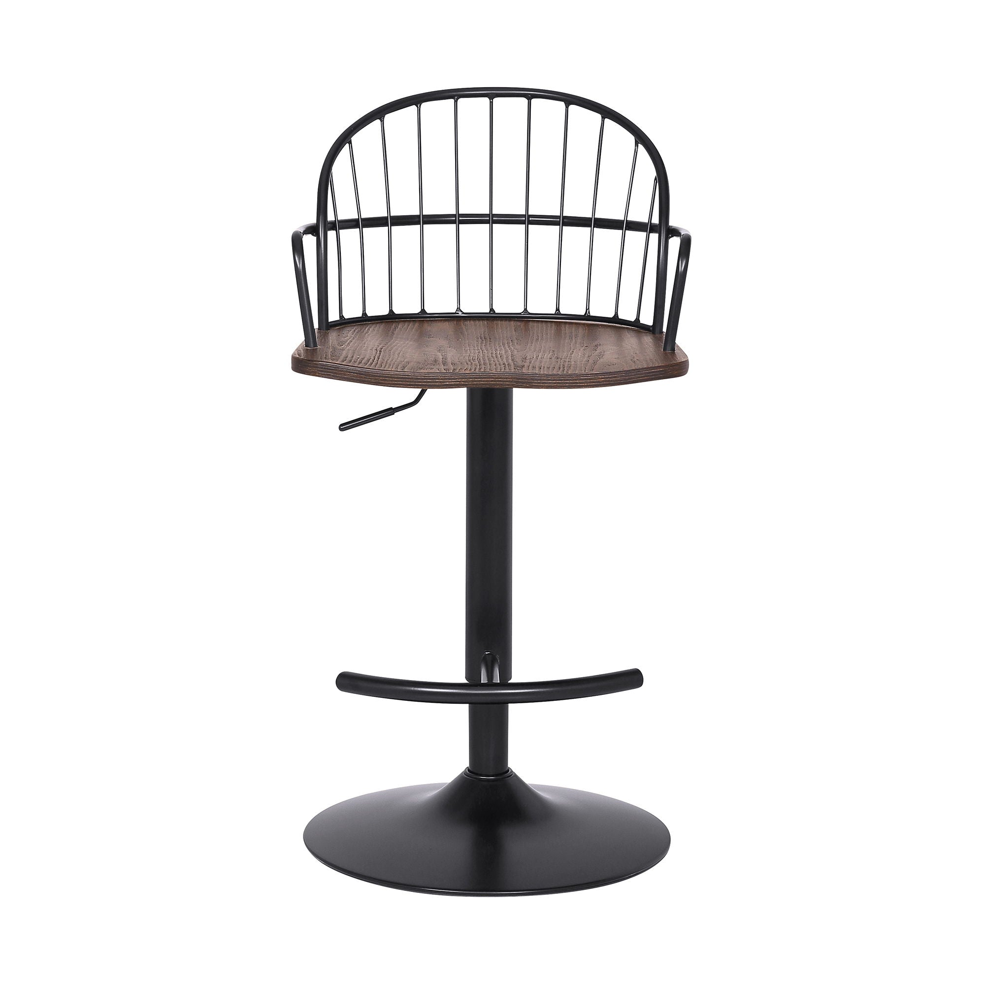 Edward - Adjustable Barstool - Premium Adjustable Height from Armen Living - Just $210! Shop now at brett interiors