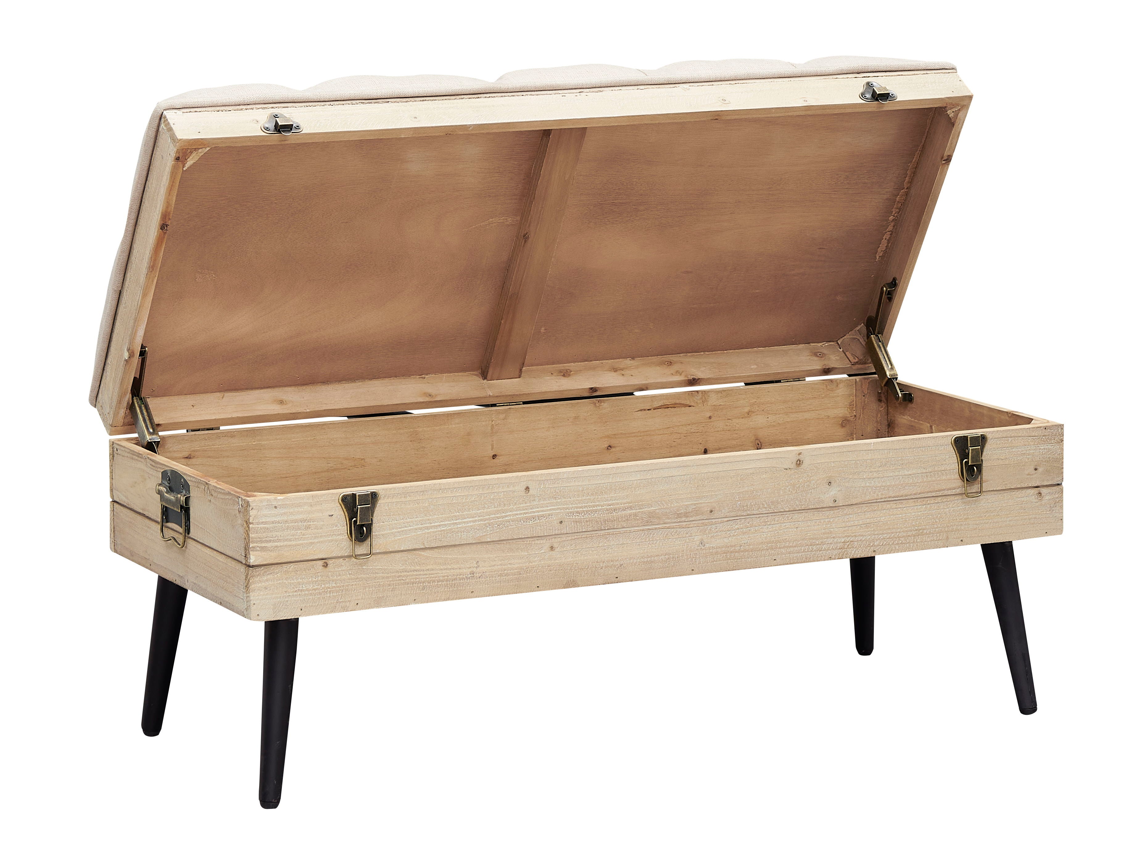 Monroe - Accent Storage Bench - Natural / Beige - Premium Storage Benches from Coast2Coast Home - Just $907.50! Shop now at brett interiors