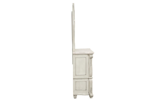 Bianello - Dresser Mirror - Vintage Ivory - Premium Bedroom Mirrors from New Classic - Just $300! Shop now at brett interiors