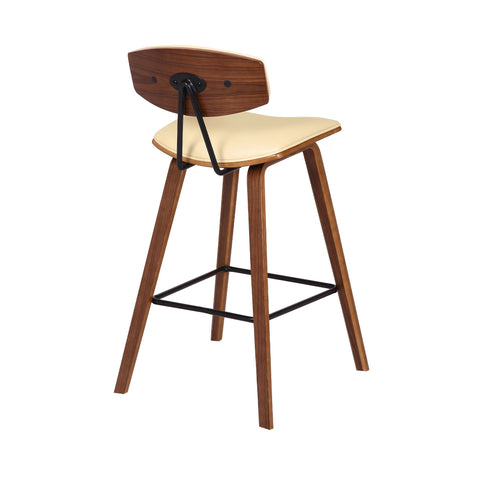 Fox - Mid-Century Bar Stool - Premium Counter Height (24"-27") from Armen Living - Just $202.50! Shop now at brett interiors