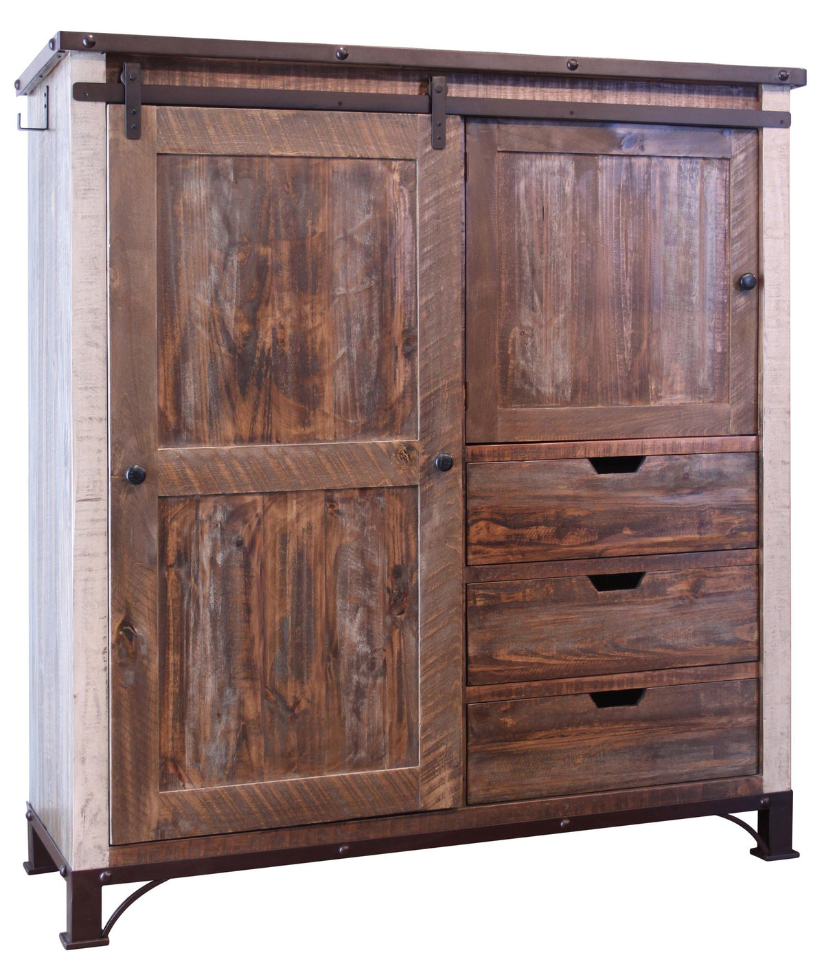 Antique - Сhest With 3 Drawers - Multicolor - Premium Gentleman’s Chests from International Furniture Direct - Just $1667.50! Shop now at brett interiors