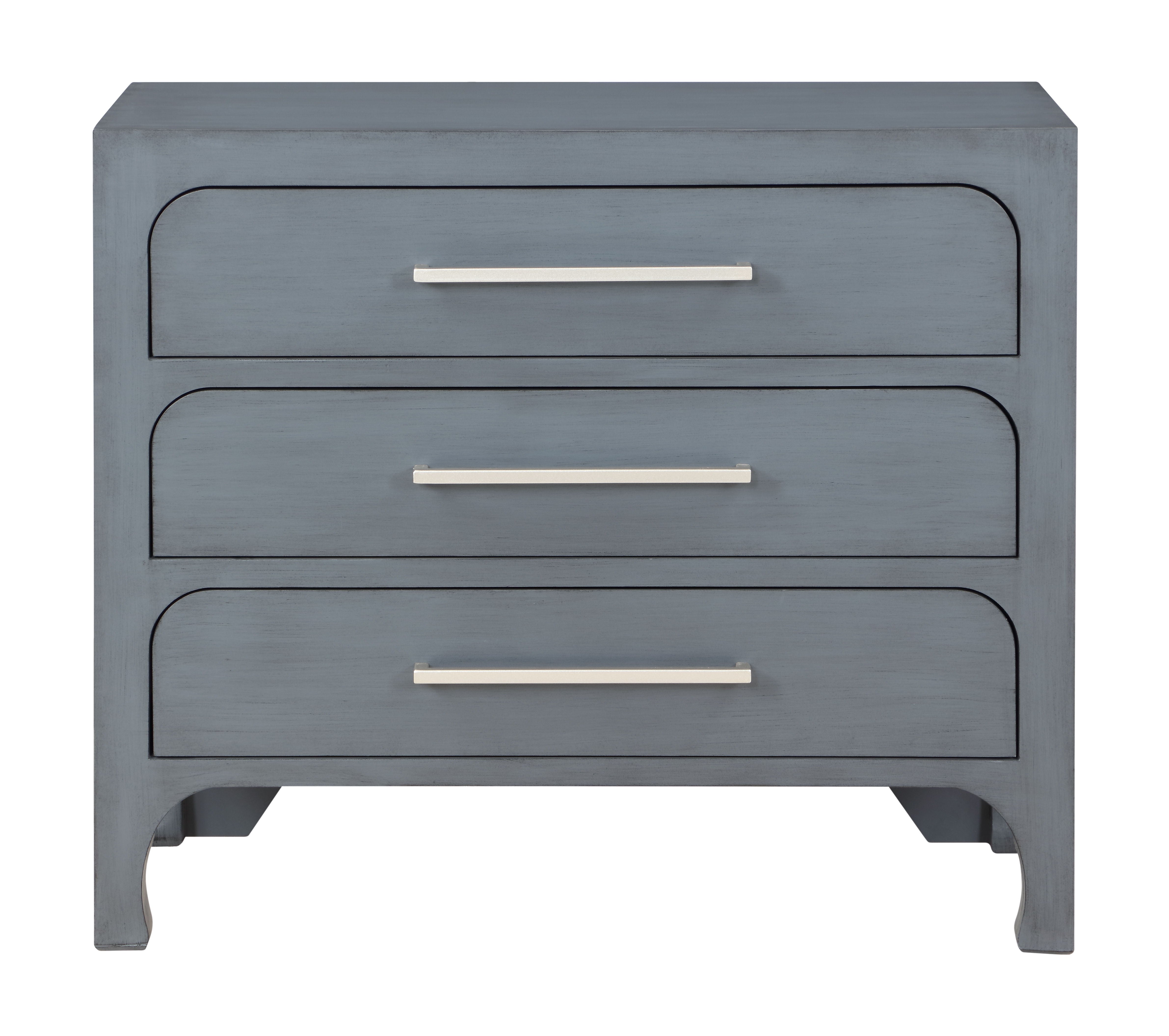 Chelsea - Three Drawer Accent Chest - Burnished Gray - Premium Accent Chests from Coast2Coast Home - Just $2062.50! Shop now at brett interiors