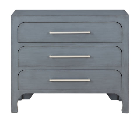 Chelsea - Three Drawer Accent Chest - Burnished Gray - Premium Accent Chests from Coast2Coast Home - Just $2062.50! Shop now at brett interiors