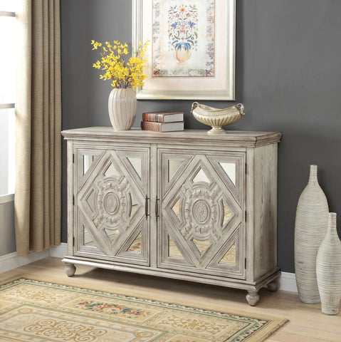 Peyton - Two Door Credenza - Francesca Ivory Rub - Premium Credenzas from Coast2Coast Home - Just $3547.50! Shop now at brett interiors