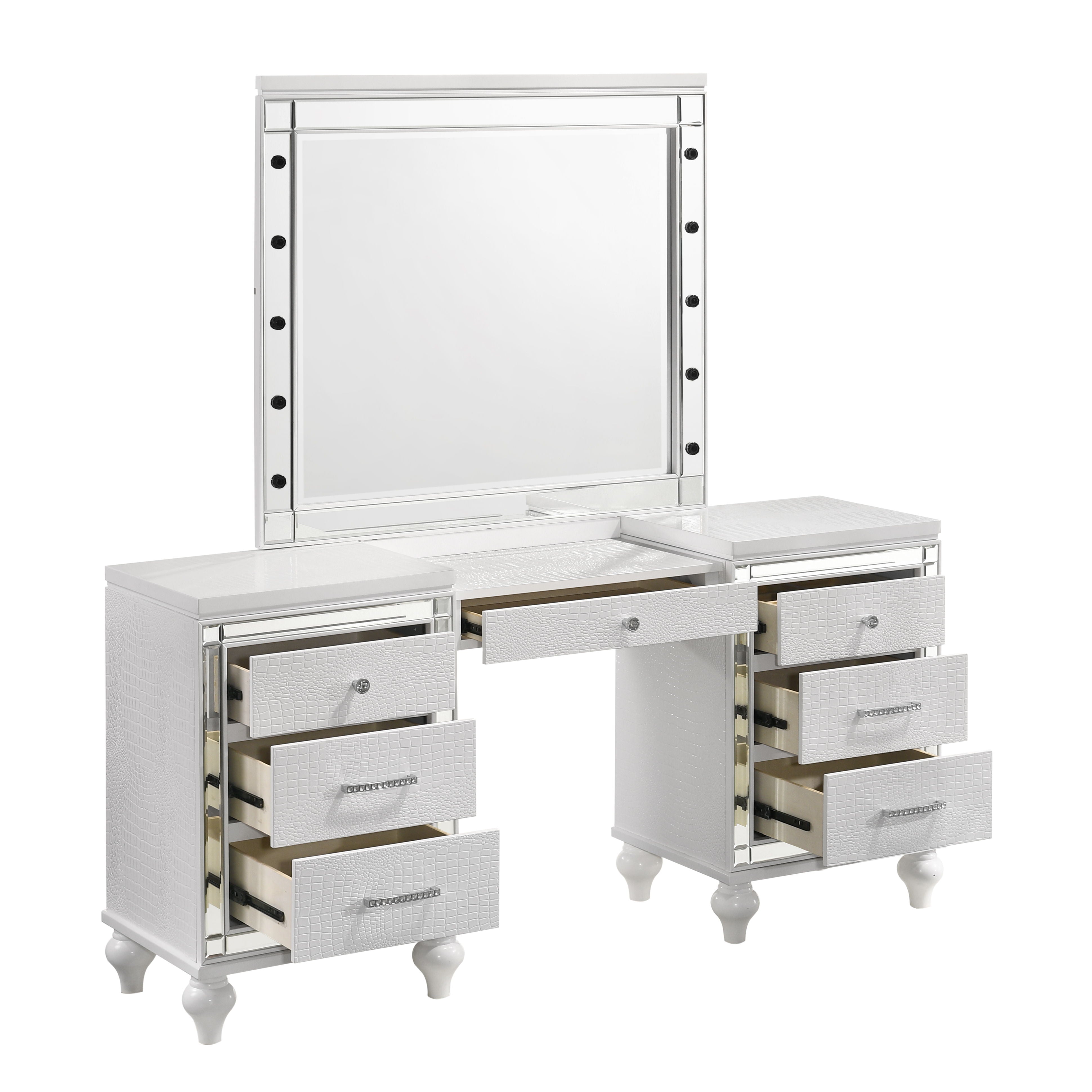 Valentino - Vanity Table Set - Premium Vanity Sets from New Classic - Just $1122.50! Shop now at brett interiors