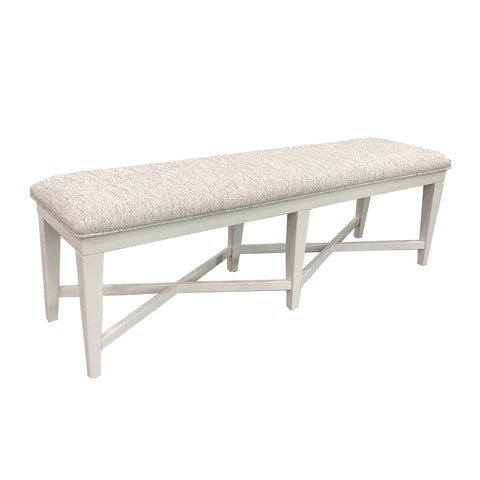 Americana Modern Dining - Upholstered Bench - Cotton - Premium Upholstered Benches from Parker House - Just $237.50! Shop now at brett interiors