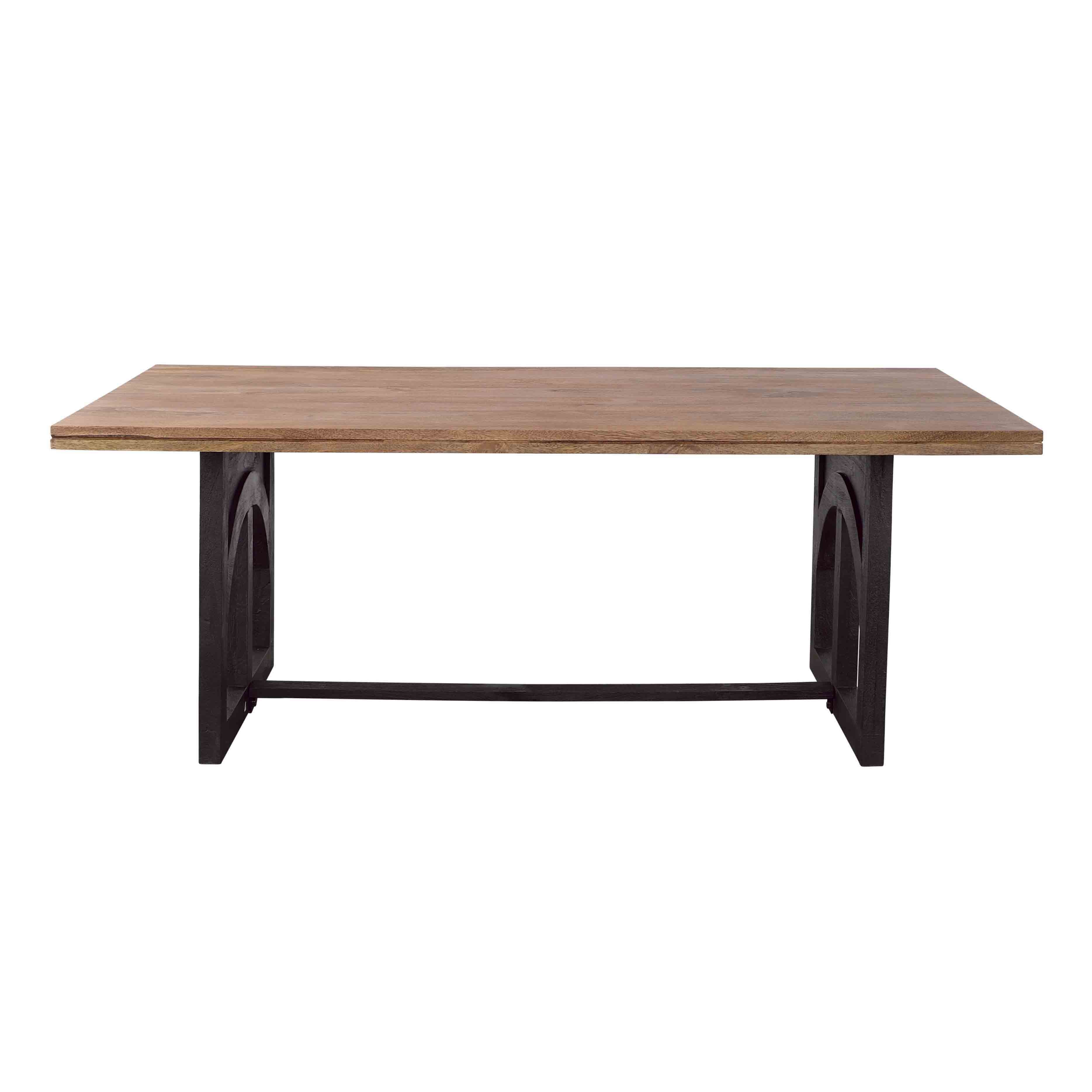 Gateway - Dining Table - Natural / Nightshade Black - Premium Dining Tables from Coast2Coast Home - Just $3960! Shop now at brett interiors