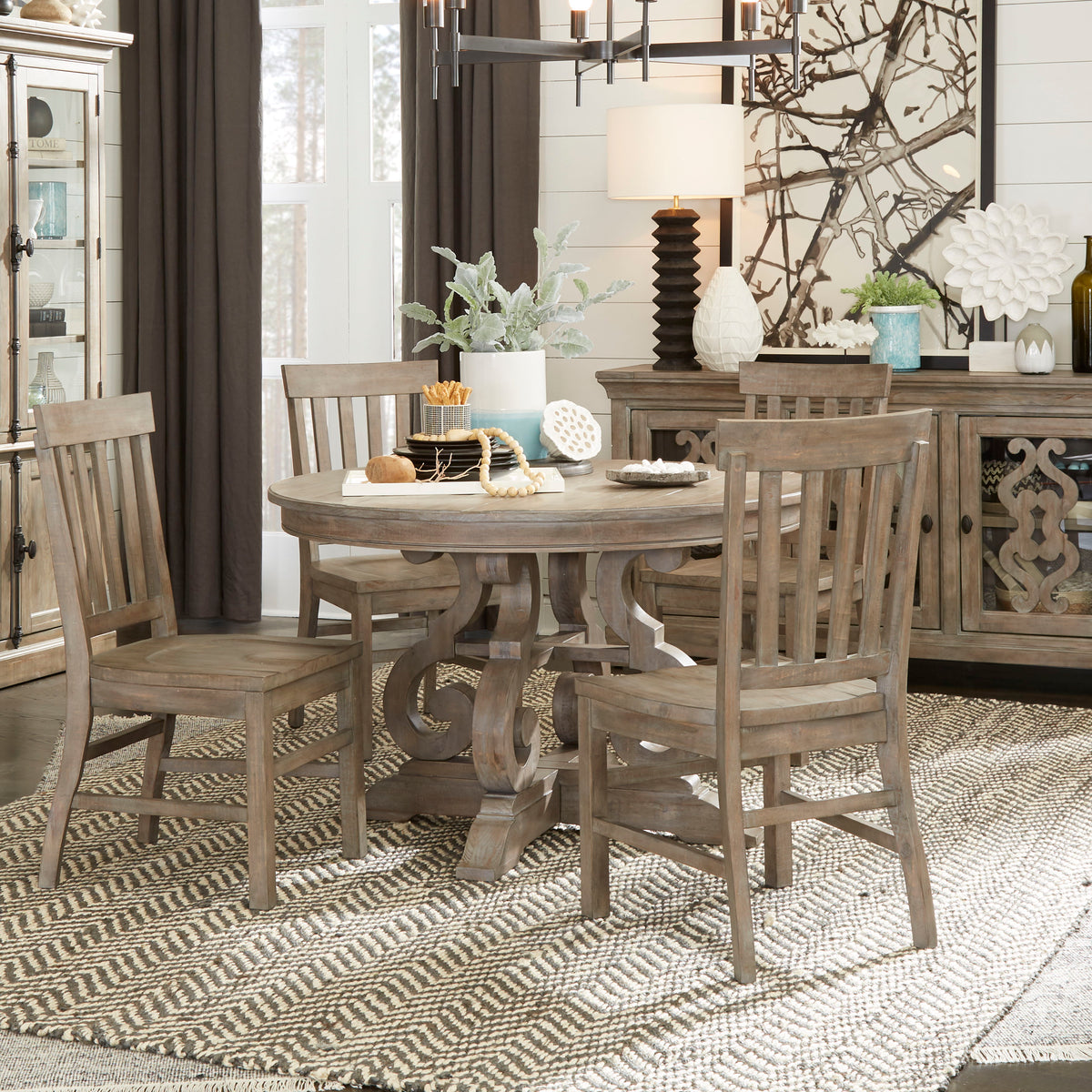 Tinley Park - Round Dining Table - Premium Dining Tables from Magnussen Furniture - Just $1228! Shop now at brett interiors