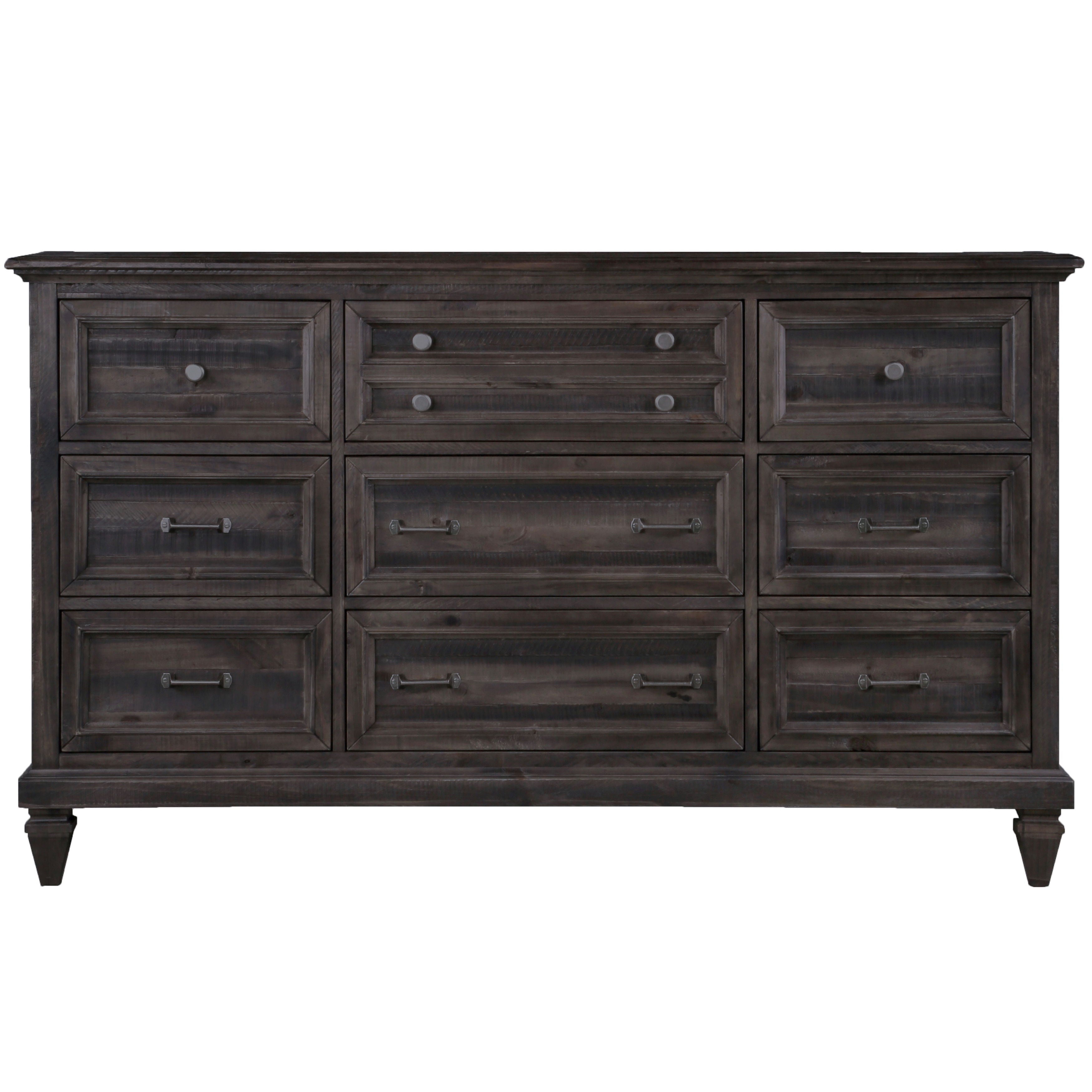 Calistoga - 9 Drawer Dresser In Weathered Charcoal - Weathered Charcoal - Premium Dressers from Magnussen Furniture - Just $1699! Shop now at brett interiors