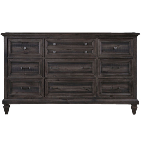 Calistoga - 9 Drawer Dresser In Weathered Charcoal - Weathered Charcoal - Premium Dressers from Magnussen Furniture - Just $1699! Shop now at brett interiors