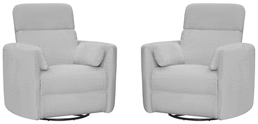 Radius - Manual Swivel Recliner (Set of 2) - Premium Chair Sets from Parker Living - Just $1145! Shop now at brett interiors