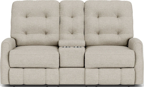 Devon - Loveseat With Console - Premium Reclining Loveseats from Flexsteel - Just $2500! Shop now at brett interiors