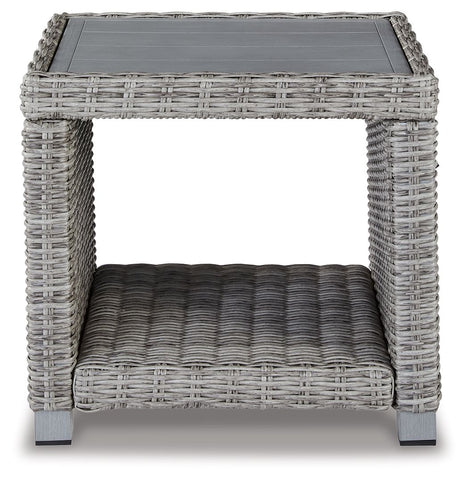 Naples Beach - Light Gray - Square End Table - Premium End Tables from Signature Design by Ashley® - Just $267.50! Shop now at brett interiors