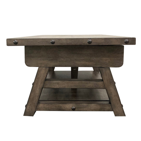 Lodge - Rectangular Lift Top Cocktail Table - Siltstone - Premium Cocktail Tables from Parker House - Just $672.50! Shop now at brett interiors