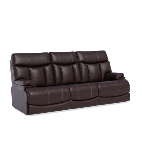 Clive - Power Reclining Sofa with Power Headrests & Lumbar - Premium Reclining Sofas from Flexsteel - Just $3750! Shop now at brett interiors