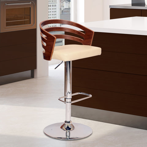 Adele - Bar Stool - Premium Adjustable Height from Armen Living - Just $215! Shop now at brett interiors