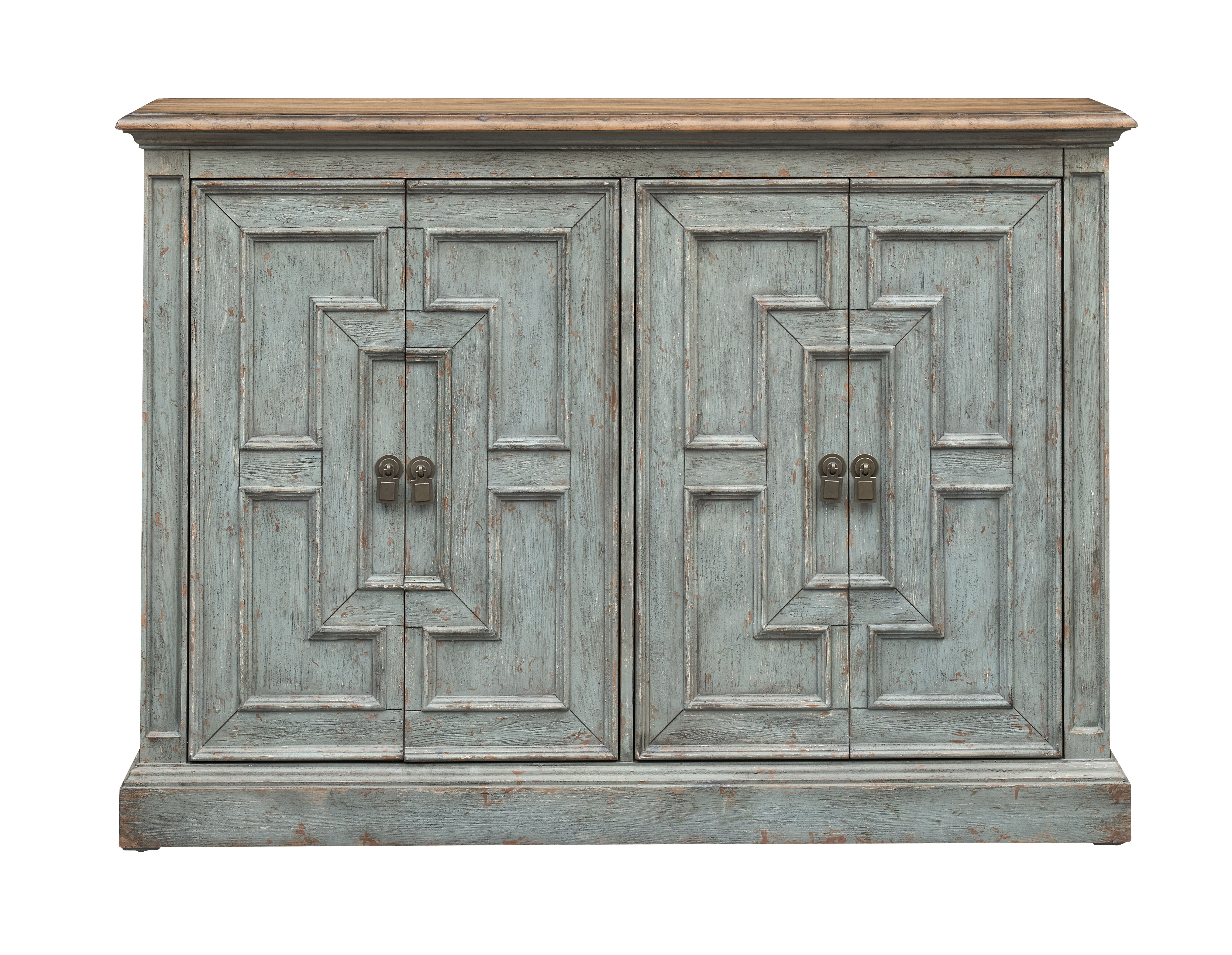 Eloise - Four Door Credenza - Haversham Aged Blue - Premium Credenzas from Coast2Coast Home - Just $3960! Shop now at brett interiors