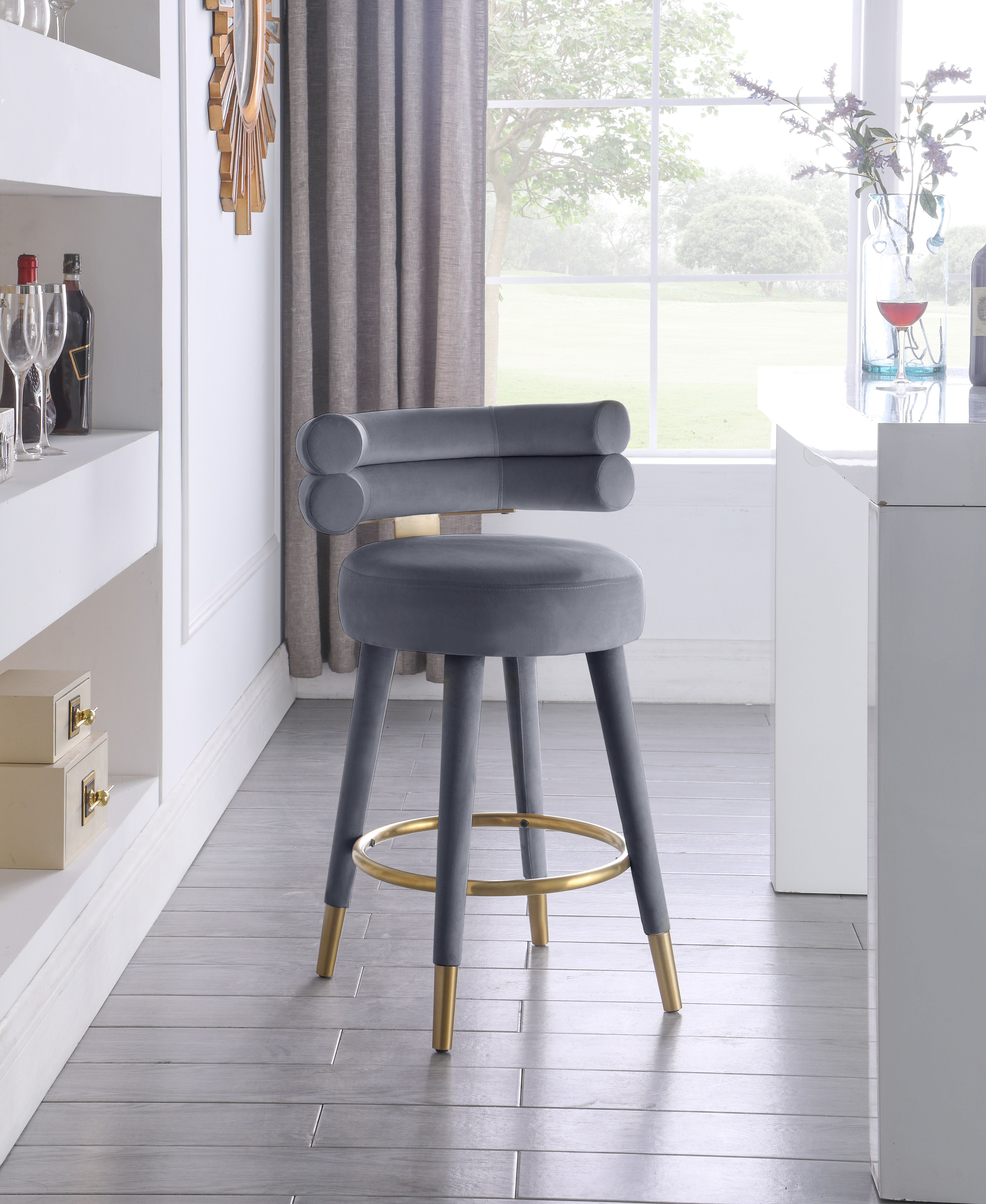 Fitzroy - Counter Stool (Set of 2) - Premium Stool Sets from Meridian Furniture - Just $975! Shop now at brett interiors