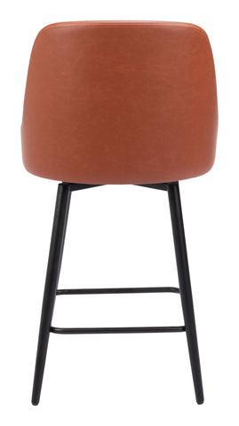 Keppel - Swivel Barstool - Premium Counter Height (24"-27") from Zuo Modern - Just $800! Shop now at brett interiors