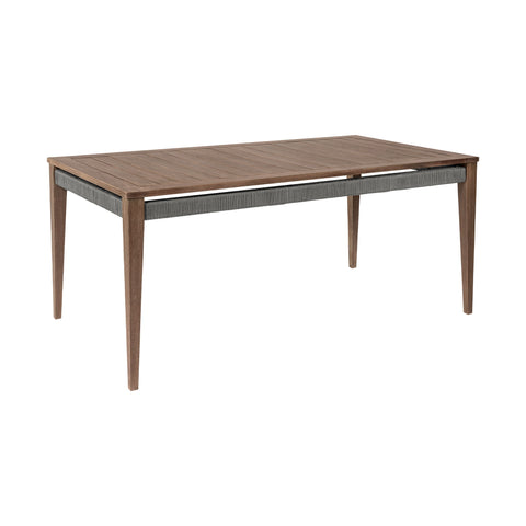 Orbit - Outdoor Patio Dining Table - Weathered Eucalyptus - Premium Dining Tables from Armen Living - Just $1437.50! Shop now at brett interiors