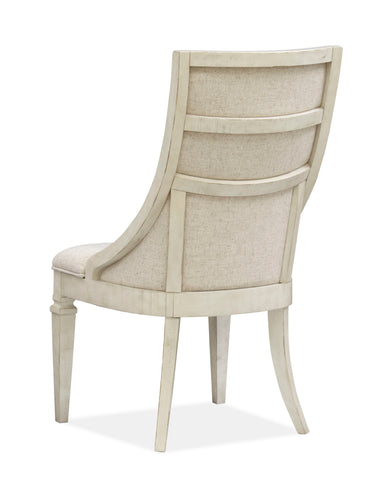 Newport - Dining Arm Chair With Upholstered Seat & Back (Set of 2) - Alabaster - Premium Chair Sets from Magnussen Furniture - Just $820! Shop now at brett interiors