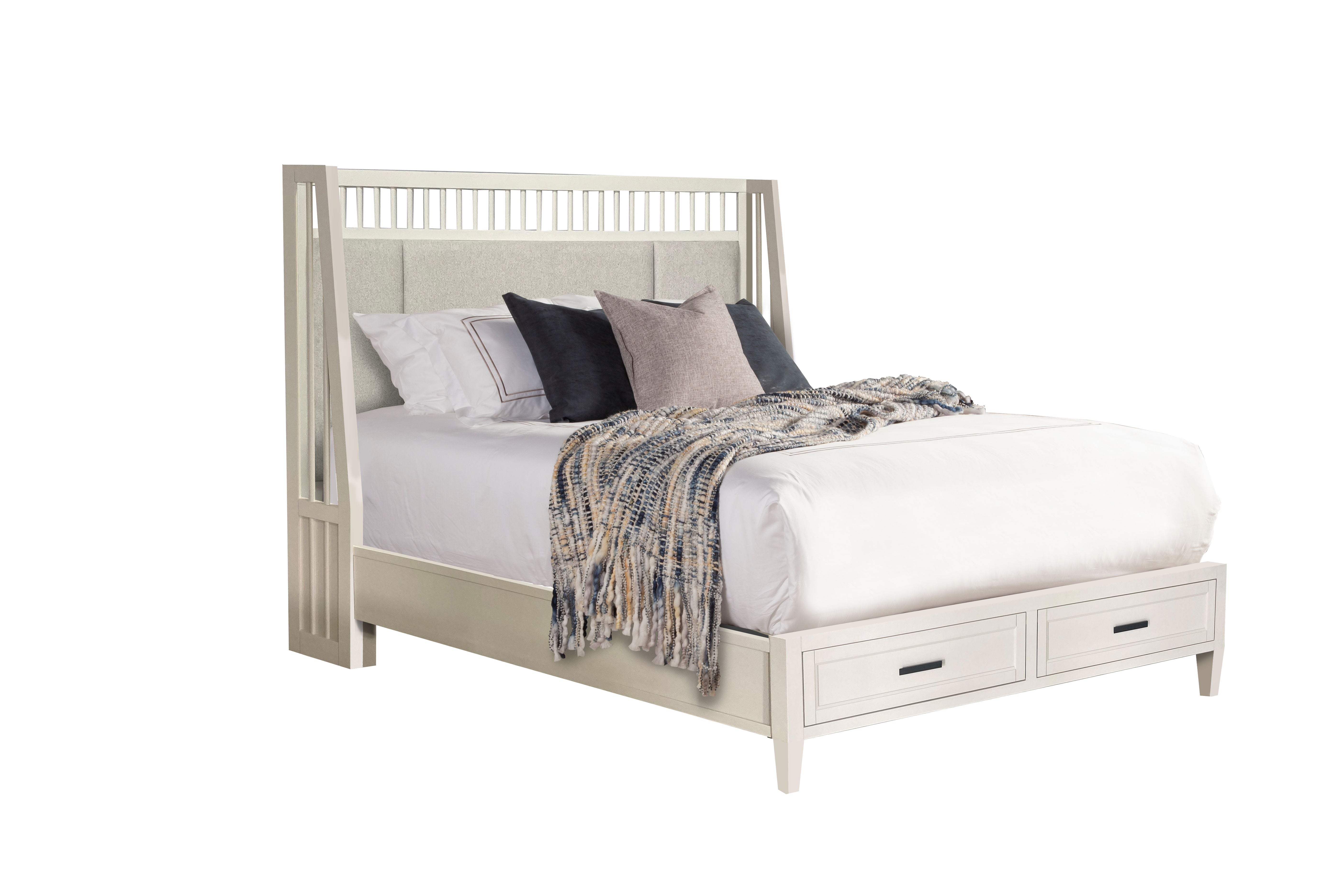 Americana Modern Bedroom - Shelter Bed - Premium Upholstered Beds from Parker House - Just $1322.50! Shop now at brett interiors