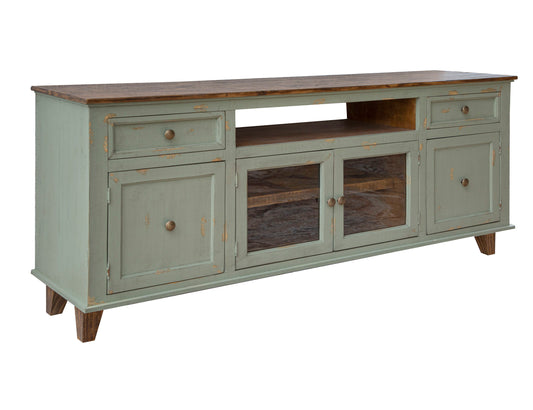 Toscana - Console - Sage Green - Premium TV Stands from International Furniture Direct - Just $1187.50! Shop now at brett interiors